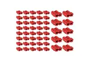 Atem Power 50Pcs Red Anderson Style Plug Connectors 50 AMP 6AWG DC Power 12-24V
