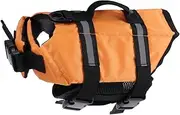 YARNOW Pet Life Dog Pet Cooling Dogs Dachshund Bulldog Puppy Vest Doggy Puppy Car Seat Carrier Buoyancy Orange