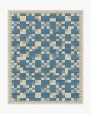 245' x 305' | Machine Washable Runner Rug | Kid & Pet Friendly | Indoor Rug | Blake Blue Rug | Ruggable