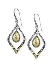 Samuel B. Silver & 18K Earrings