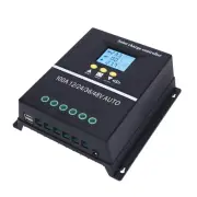 Solar Controller 100A 12V 24V 36V 48V LCD Display Solar Panel Regulator
