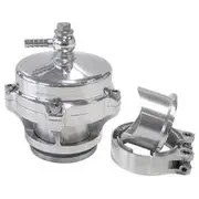 Aeroflow 50mm Blow Off Valve with Weld-on Flange & V-Band - Polished, AF64-5050