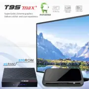 Android 9.0 T95 MAX+ Quad Core S905-X3 8K HDR 32GB Dual WiFi Bluetooth TV Box
