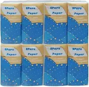 4Ply 24 Packs Pocket Tissues Travel Size,10 Sheets Travel Tissues per pack
