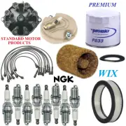 Tune Up Kit Filters Cap Wire Plugs For PONTIAC CATALINA V8 5.7L 1973