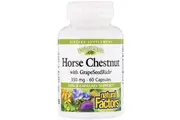 Natural Factors Horse Chestnut with Grape Seed - 350mg, 60 Capsules