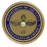 New Navy Medallion for Box Cremation Urn/Flag Case - 3 Inch Diameter