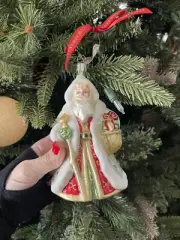 Waterford Holiday Heirlooms Trinity Old World Santa Ornament New