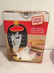 Oscar Mayer Hot-Dog & Corn Dog Maker OMHD3YW NW. New & Sealed. 3 Slots Notches
