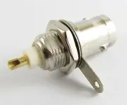 100 x BNC Female Jack with Bulkhead Chassis Panel Mount Connector Nickel Plated
