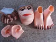 Vintage Zims Craft Monkey Kit. MK 4-7 Eyes Open And Close