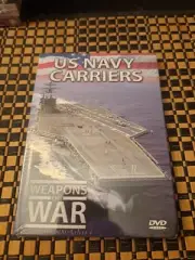 US Navy Carriers Weapons of War (Book with DVD) Packed with Combat Action New F1
