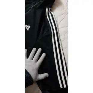 正品ADIDAS 愛迪達 POLYESTER TIRO TRACKSIT 男黑色立領運動外套M