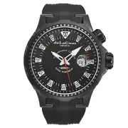 DeLaCour Men's 'Promess' Deep Diver Black Dial Automatic Watch WATI0041-1342