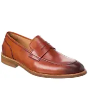 Warfield & Grand Bowen Leather Loafer 9.5 Brown