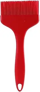 3Pcs Large Wide Silicone Oil Brush Set - Heat Resistant for Barbecue, Baking & Cooking(Red)
