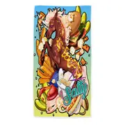 Cool Rudicorn Salty Junk Food Microfiber Beach Towel