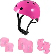 Roller Skating Protective Gear Boys and Girls Helmet Elbow Pad Knee Pad Hand Protector for Outdoor Activities Random Style
