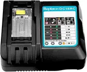 DC18RC Lithium-Ion Battery Charger with LED Screen 14.4V-18V Lithium-ion Battery BL1830 BL1840 BL1850 BL1815