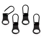 4pcs Zipper Pull Replacement, Detachable Zipper Tab Zipper Pullers Repair