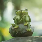 Garden Decors Rural Frog Statue Outdoor Garden Lawn Home Decor Cute Gift 15cm