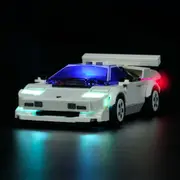 Brick Shine GC Light Kit for LEGO® Speed Champions Lamborghini Countach 76908
