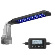 Marine Clip on Aquarium Light, Saltwater Fish Tank Light for Coral Reef Tanks...