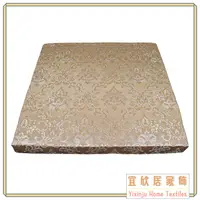 在飛比找PChome24h購物優惠-金鑽-精緻緹花坐墊*6入(米/金)55*55*5cm/高密度