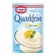 Dr.Oetker Quarkfein Quark LEMON Dessert -PACK OF 1 -FREE SHIPPING
