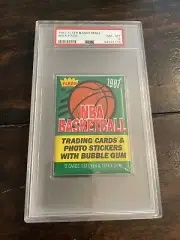 1987 Fleer Basketball PSA 8 Wax Pack Michael Jordan 2nd Year Epic Set