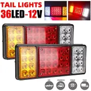 36 LED Tail Lights Truck Stop Indicator Rear Ute Trailer Caravan Universal 12V