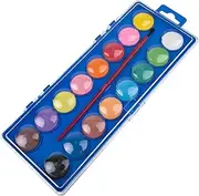 Generisch Watercolour Set - Watercolour Paint Set Kids Watercolour Painting Children, Educational Drawing Kit, 16 Colours Drawing Set, Travel Watercolour Set with Brush for Amateur Hobbyists, Painting