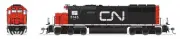 Broadway Limited 7634 HO CN EMD SD40 Diesel Locomotive Paragon4 Sound/DCC #5145