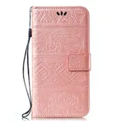 Elephant Embossing Horizontal Flip Leather Case with Holder & Card Slots & Wallet & Lanyard for Huawei Y9 (2019)