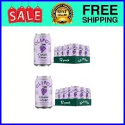 OLIPOP Prebiotic Soda, Classic Grape, 12 fl oz, 12 Pack, Refrigerated 2 pack