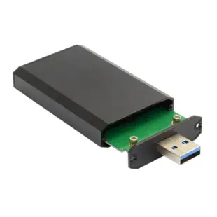 帶外殼隨身碟式 mini pci-e轉接板USB 3.0 mSATA SSD 固態外接硬碟盒