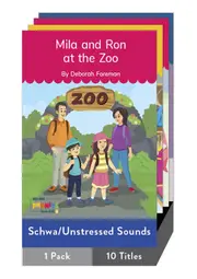 Nelson Phonics In a Book 3: SCHWA/Unstressed Sounds Story Books X 10