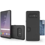 Note 8 Case, Molan Cano [Crazy Bumper] Dual Layer PU Case Wallet Cover