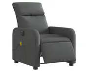 Electric Massage Chairs Electric Massage Recliner Chair Dark Grey Fabric