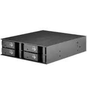 Silverstone FS204B Quad 2.5inch SAS/SATA Drives to 1 5.25inch Bay Storage Rack