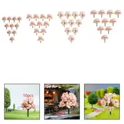 10 Pieces Model Trees Simulated Fake Trees Architecture Decor DIY Crafts Sand