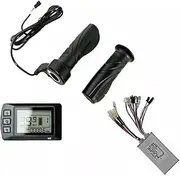 TDR 36V 350W Motor Electric Bike Controller Set with LCD Display and Twist Throttle, 15A Limiting, Aluminum Casing, for E-Bikes
