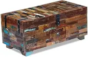 Coffee Table Box Chest Solid Reclaimed Wood 80x40x35 cm,Coffee Tables 22KG-243320