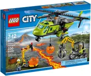 LEGO 60123 Volcano Supply Helicopter with Excavator