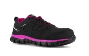 Reebok Work Sublite RB491 Womens 8.5 Black Composite Toe Cushion Work Shoes P307
