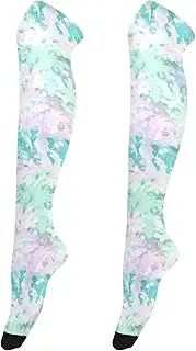 [Caihoyu] Women'S Knee-High Socks Lightweight Extra Long Socks Thigh High Sock for Daily Wear, Cosplay Watercolor Pattern Branch Drawing Autumn 2187451245, Watercolor Pattern Branch Drawing Autumn