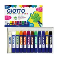 在飛比找PChome24h購物優惠-【義大利 GIOTTO】學用壓克力顏料12ml