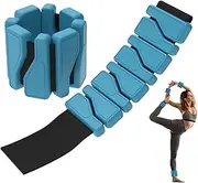 Ankle Weights Kids - Adjustable Ankle Weights For Women Men Kids 1/2 / 3 | 1 Pair Arm Weights With Removable Weight Strength Training Weight | Adjustable Silicone Wrist Strap For Walking