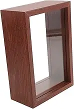 DIY Wooden Photo Display Box for Wedding Tickets Flower Decor Versatile Shadow Box Frame