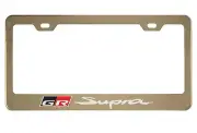 Toyota GR Supra Gold License Plate Frame